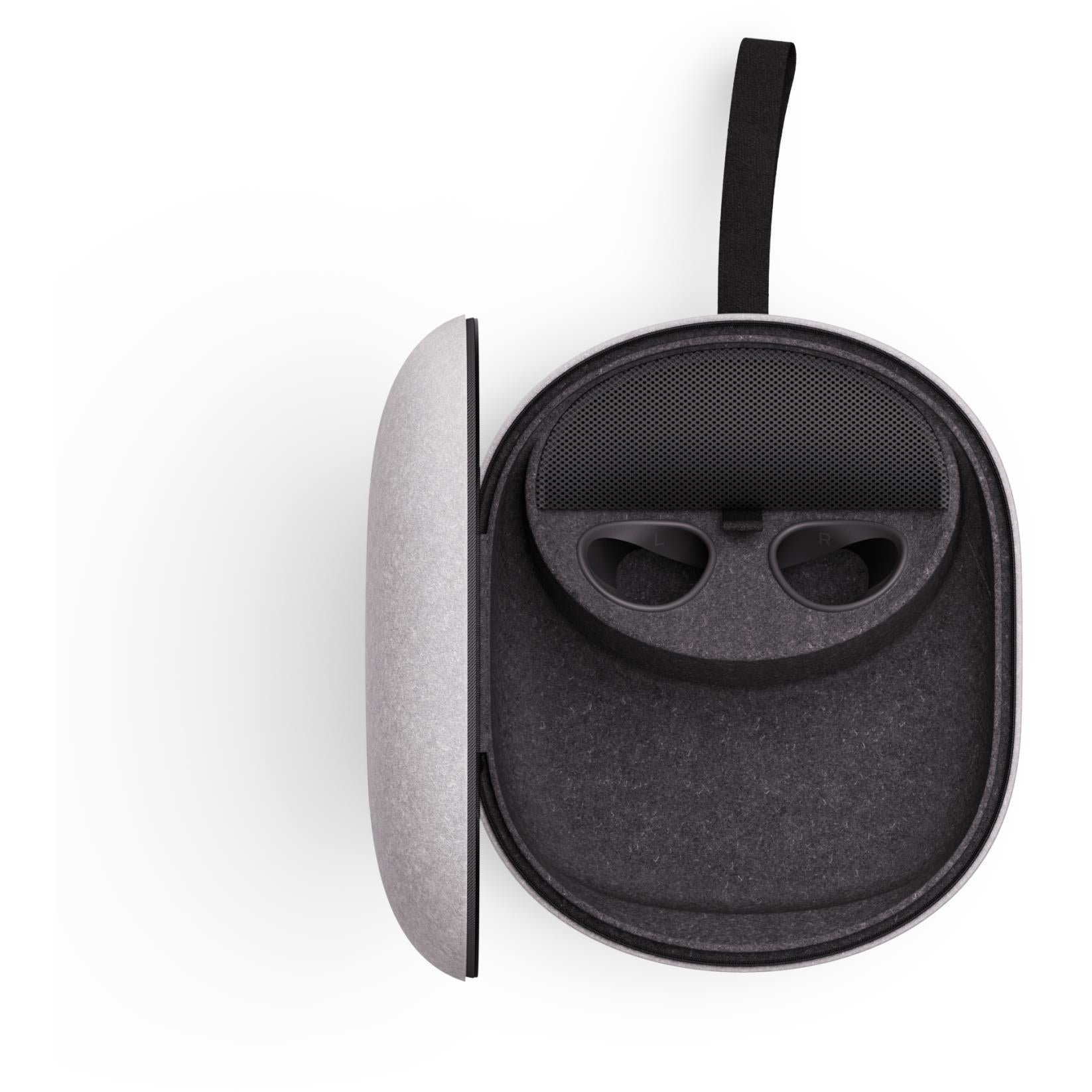 Meta Quest compact carrying case for Quest 3 and 3S in grey, image 3 - Electronic Gaming Accessories at Tech Supply Shed NZ