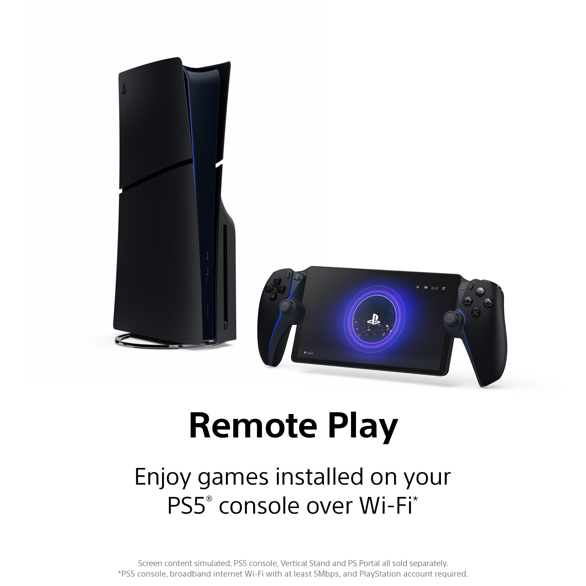 PS5 PlayStation Portal Remote Player (Midnight Black)