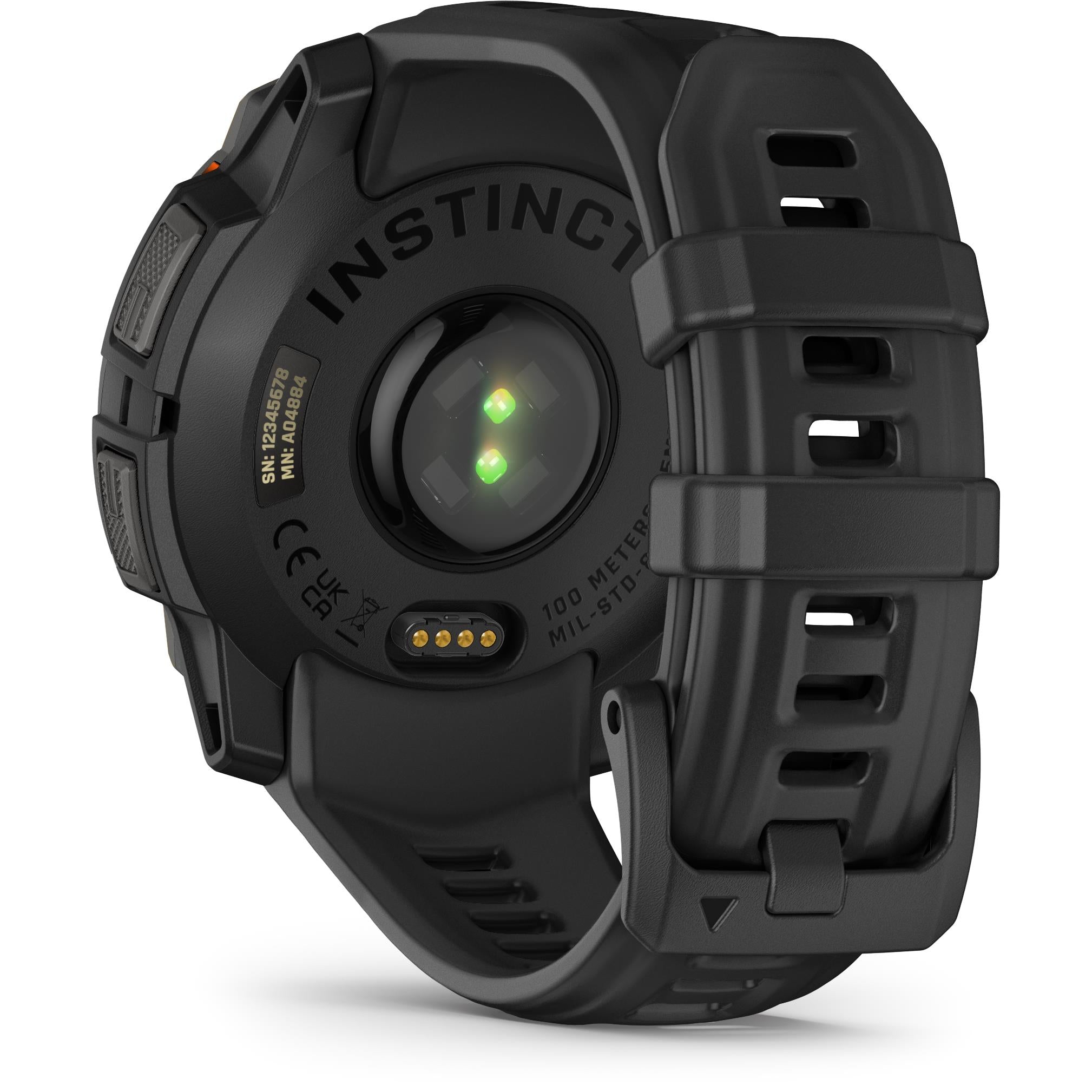 Garmin Instinct 3 45mm Solar Sports Watch (Black Bezel with Black Band)