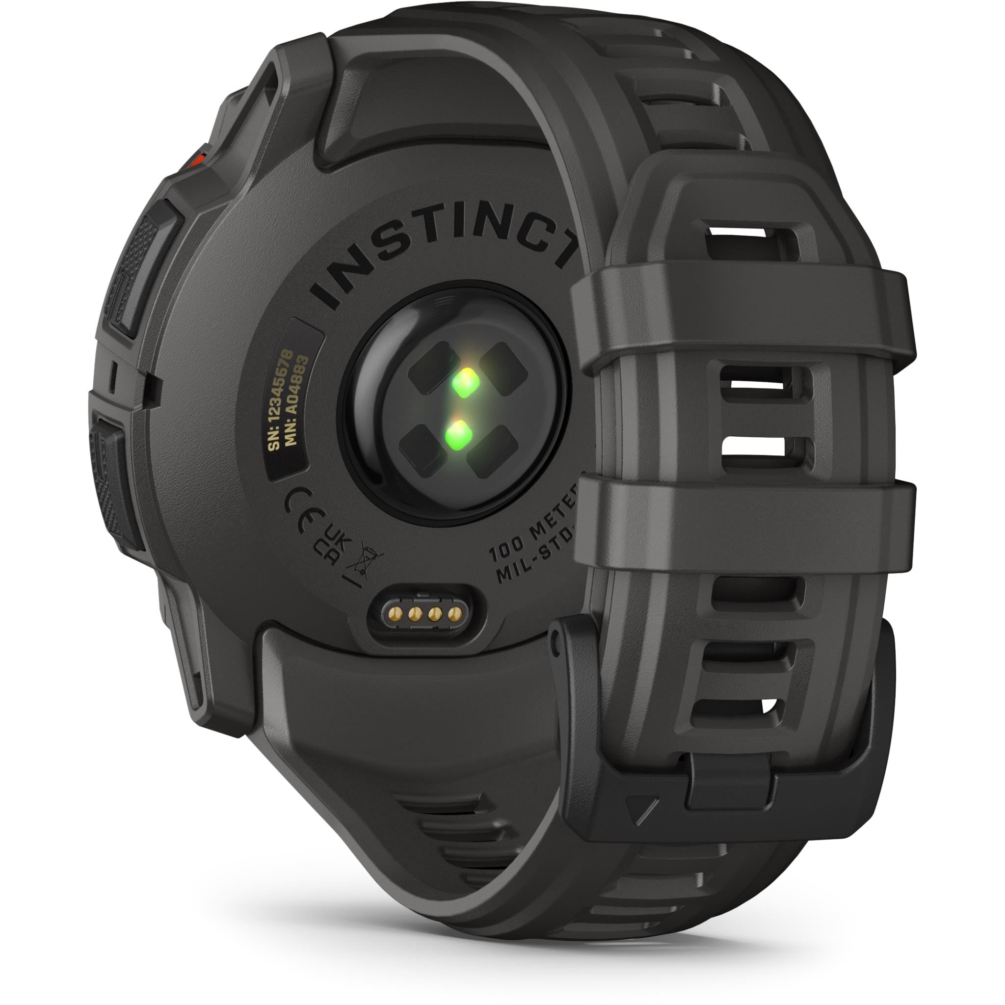 Garmin Instinct 3 50mm Solar Sports Watch (Black Bezel with Charcoal Band)