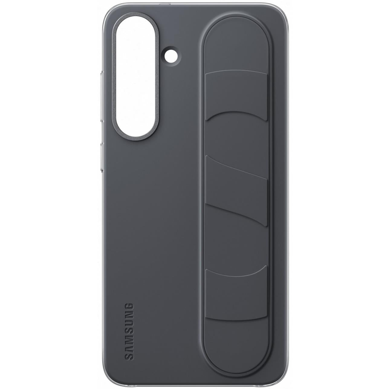 Samsung Standing Grip Case with strap for Galaxy S25+, black, image 3 - Phone Cases & Covers at Tech Supply Shed NZ