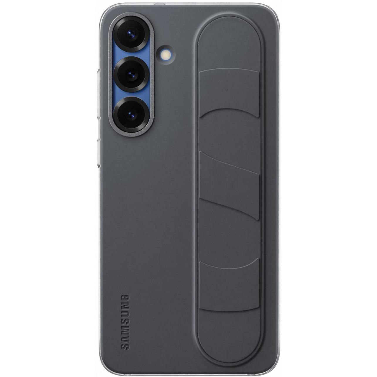 Samsung Standing Grip Case with strap for Galaxy S25+, black, image 4 - Phone Cases & Covers at Tech Supply Shed NZ