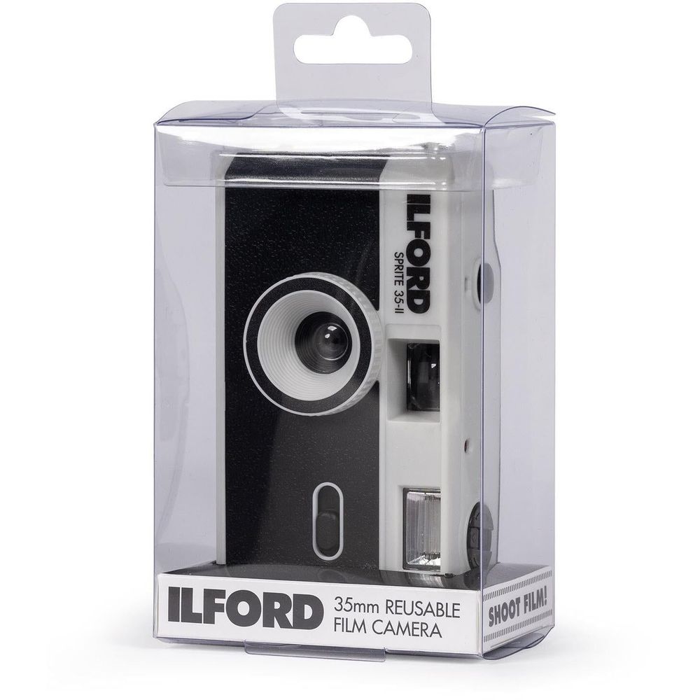 Ilford Sprite 35-II Reusable Film Camera (Black & Grey)