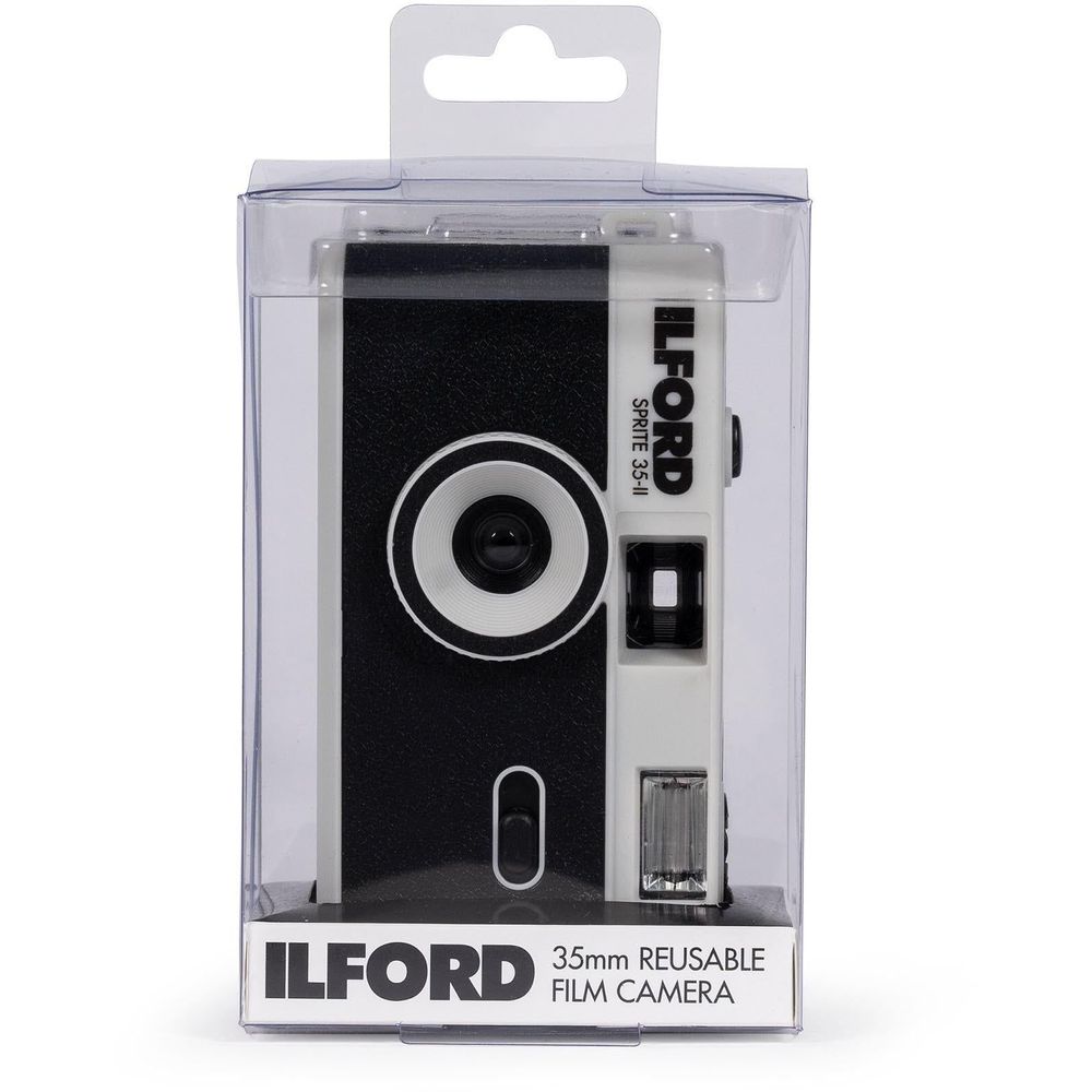 Ilford Sprite 35-II Reusable Film Camera (Black & Grey)