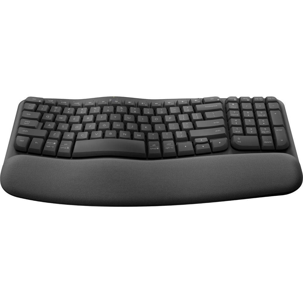 Logitech Wave Keys Wireless Ergonomic Keyboard + Lift Mouse Combo