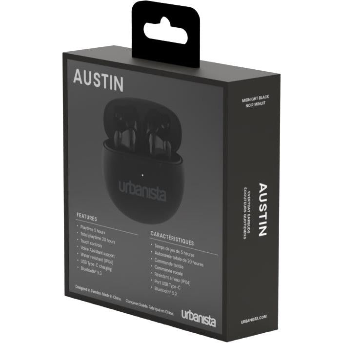 Urbanista Austin True Wireless In-Ear Headphones (Black)