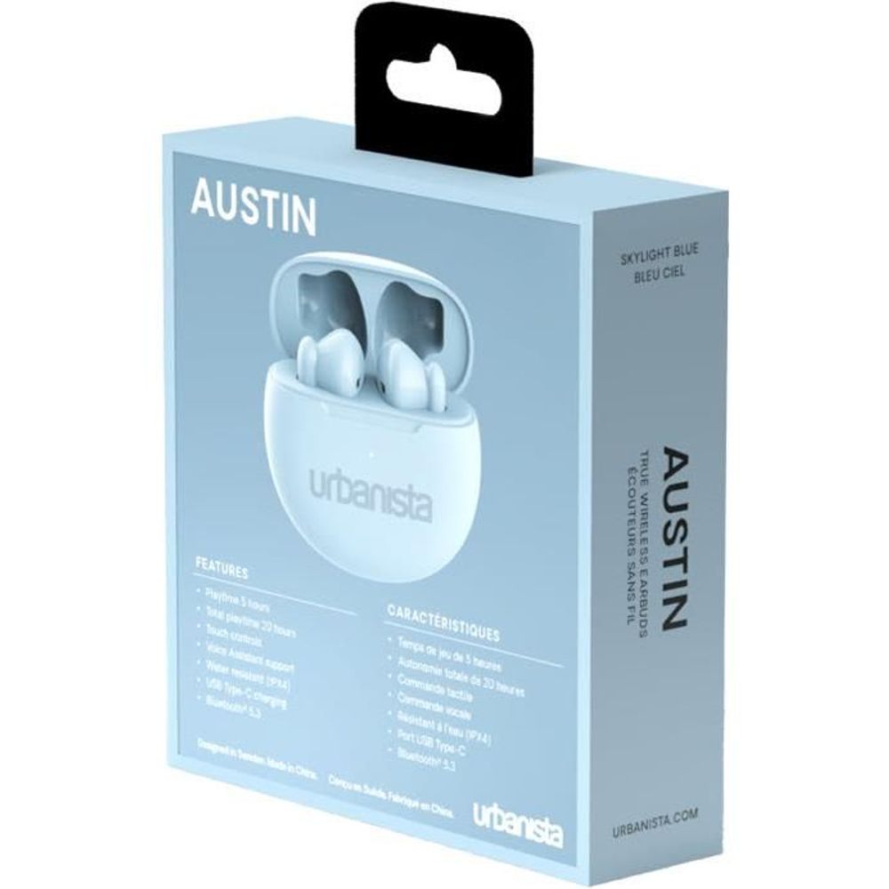 Urbanista Austin True Wireless In-Ear Headphones (Skylight Blue)