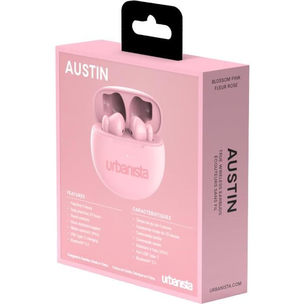 Urbanista Austin True Wireless In-Ear Headphones (Pink Blossom)