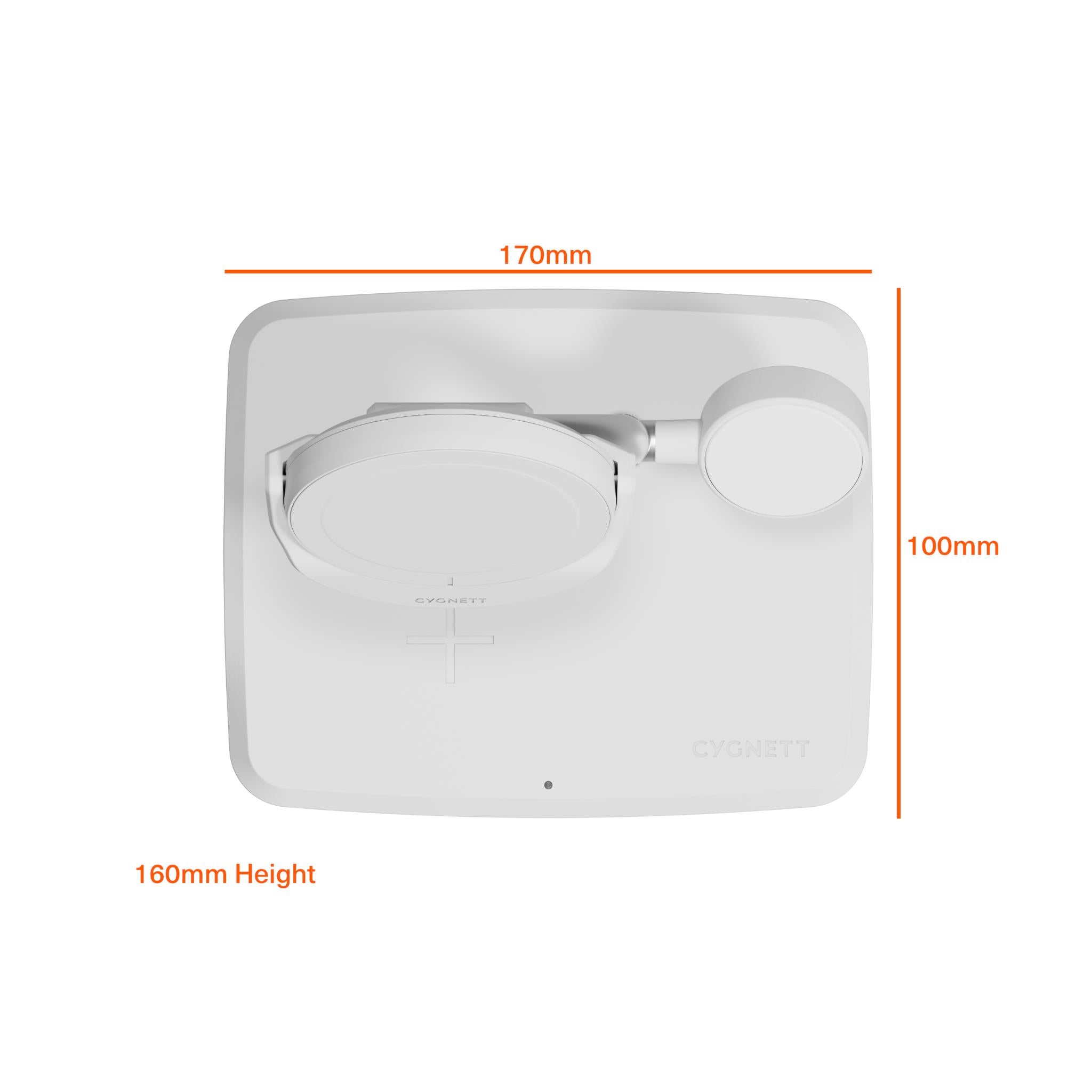 Cygnett Qi2.0 3-in-1 Chargebase (White)
