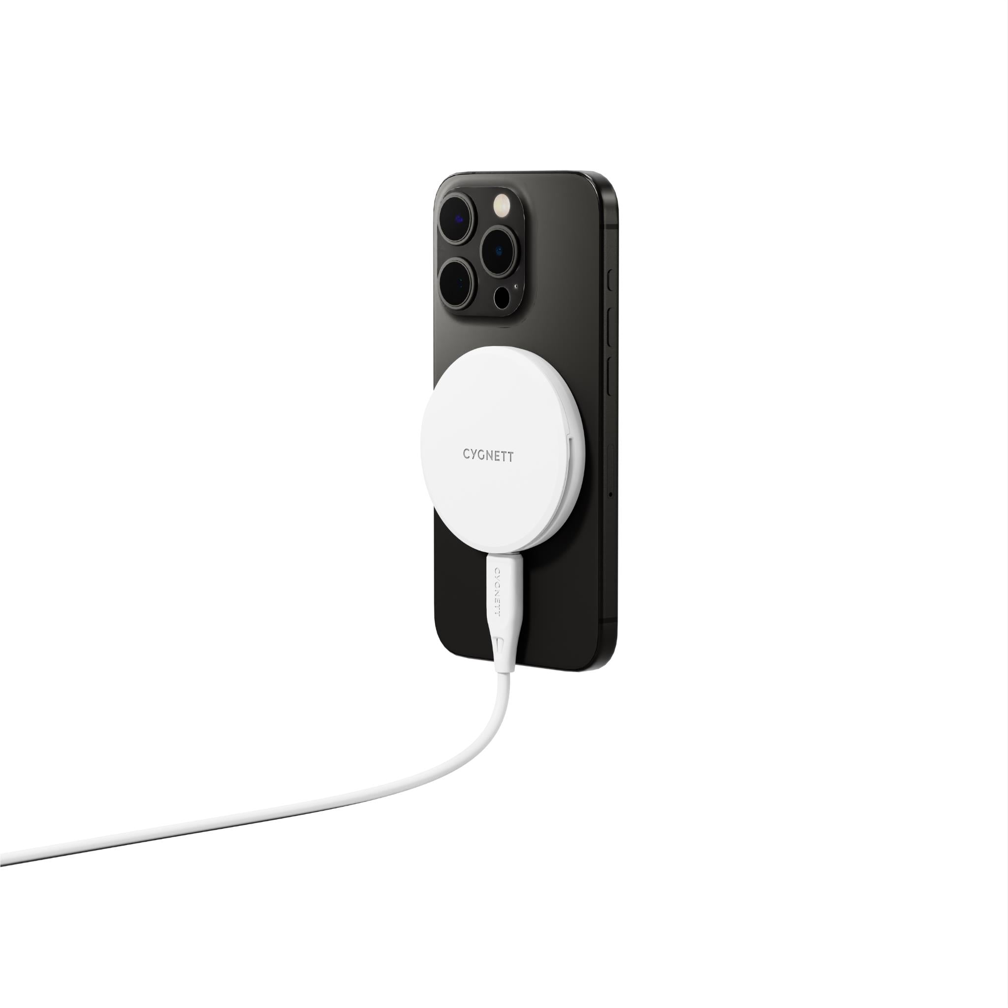 Cygnett Qi2.0 3-in-1 Chargebase (White)