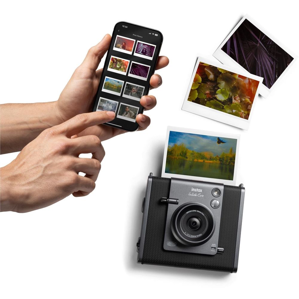 Fujifilm instax WIDE Evo Instant Camera (Black)