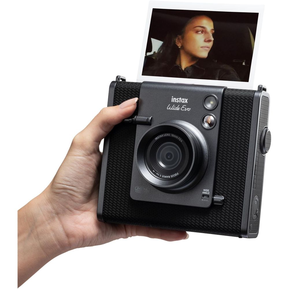 Fujifilm instax WIDE Evo Instant Camera (Black)
