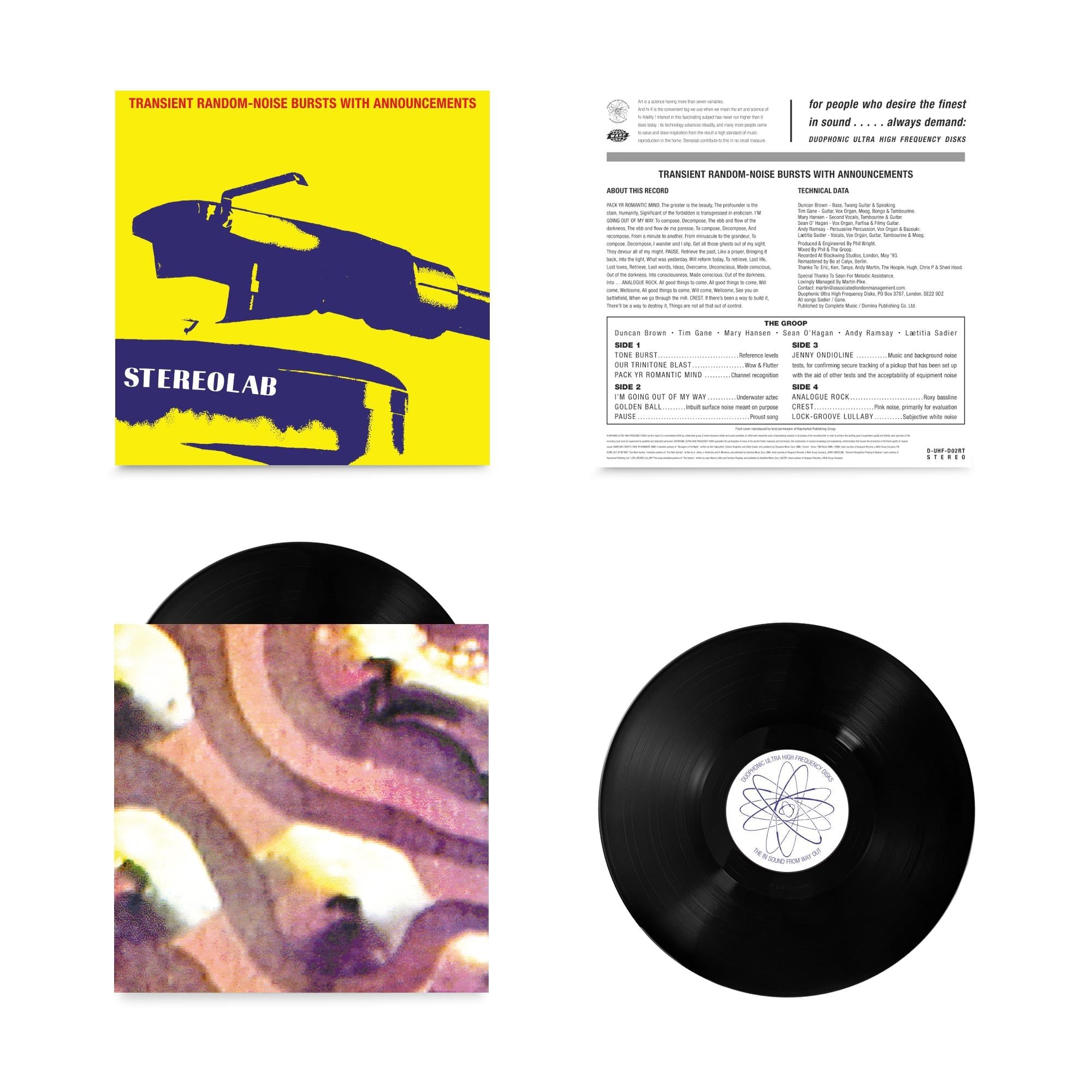 Transient Random-Noise Bursts With Announcements (Vinyl) - By:Stereolab