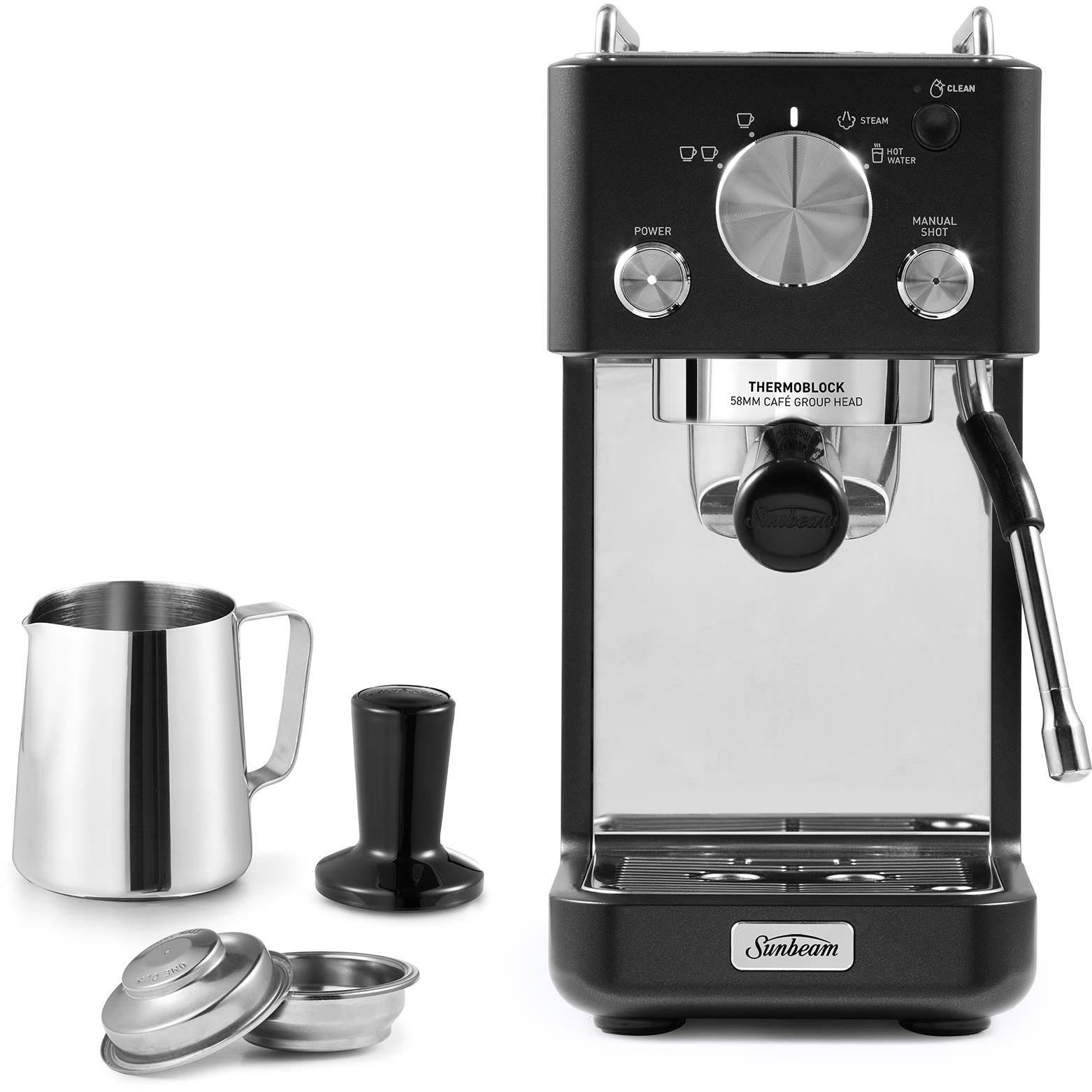 Origins Slimline Espresso Machine (Black)
