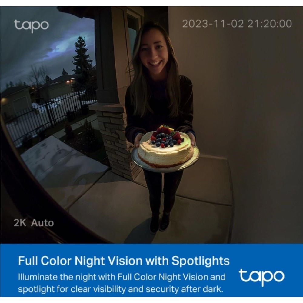 TP-Link Tapo D210 3MP Smart Video Doorbell