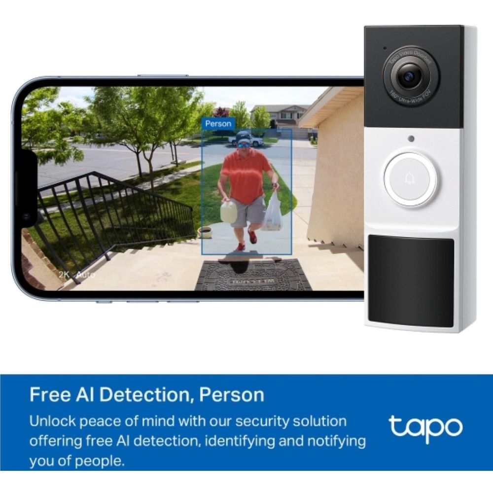 TP-Link Tapo D210 3MP Smart Video Doorbell