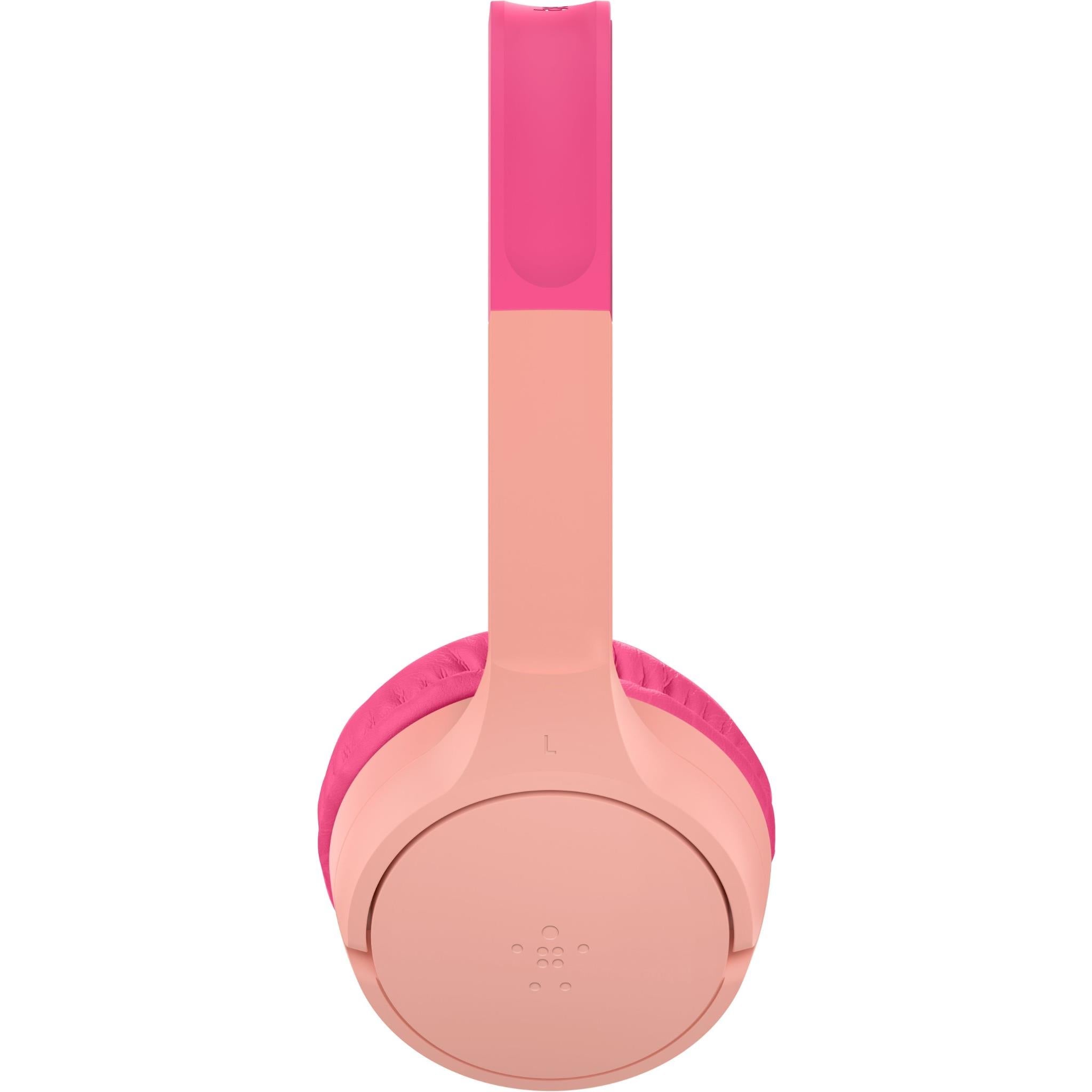 Belkin SoundForm Mini 2 Wireless On-Ear Kids Headphones (Pink)