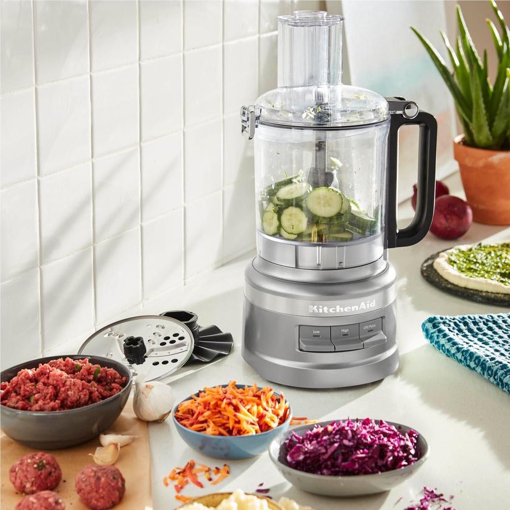 KitchenAid KFP0921 9 Cup Food Processor (Contour Silver)