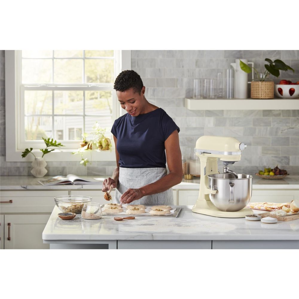 KitchenAid KSM70 6.6L Artisan Bowl Lift Mixer (Almond Cream)