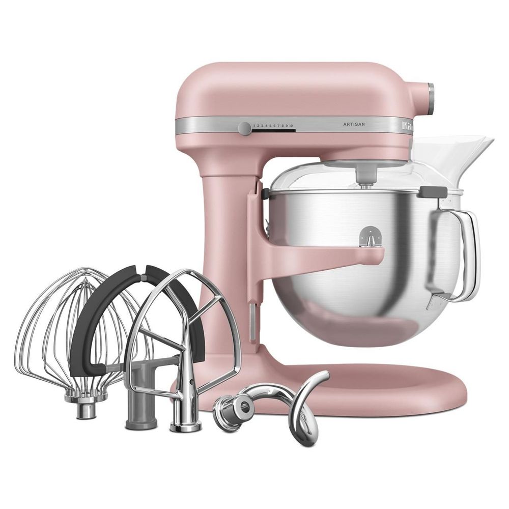 KitchenAid KSM70 6.6L Artisan Bowl Lift Mixer (Dried Rose)