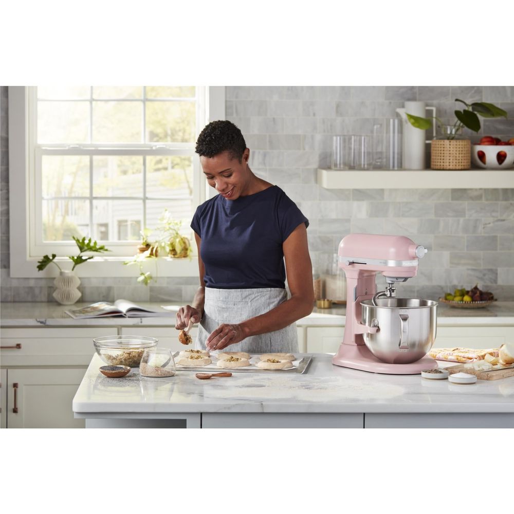 KitchenAid KSM70 6.6L Artisan Bowl Lift Mixer (Dried Rose)