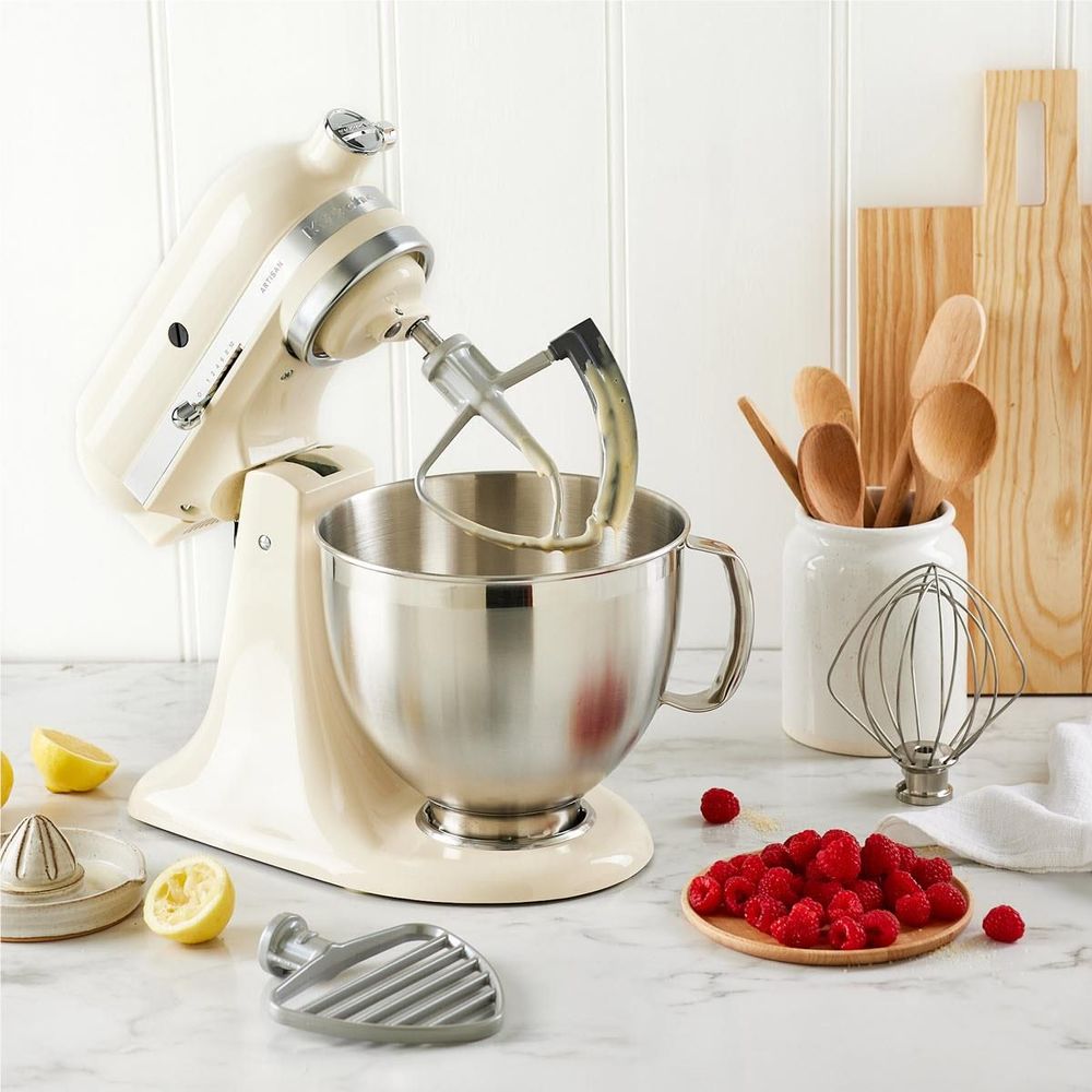 KitchenAid KSM195 4.7L Artisan Stand Mixer (Almond Cream)