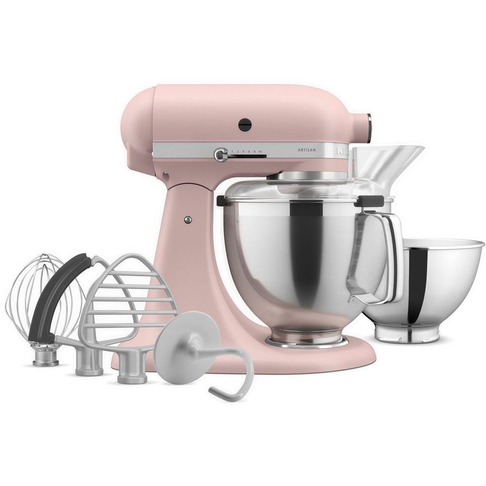 KitchenAid KSM195 4.8L Artisan Stand Mixer (Feathered Pink)