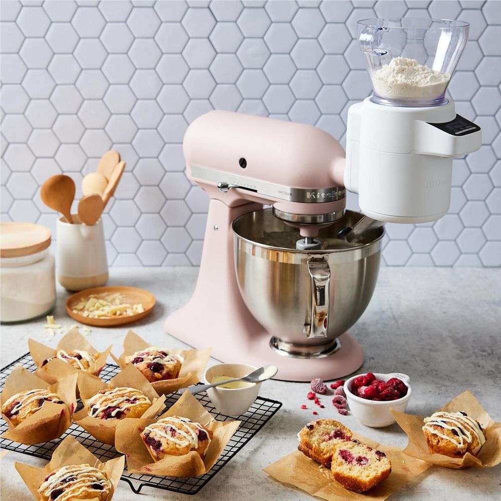KitchenAid KSM195 4.8L Artisan Stand Mixer (Feathered Pink)