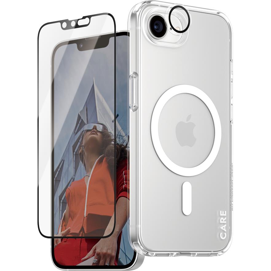 CARE by PanzerGlass 3-in-1 Bundle for iPhone 16e