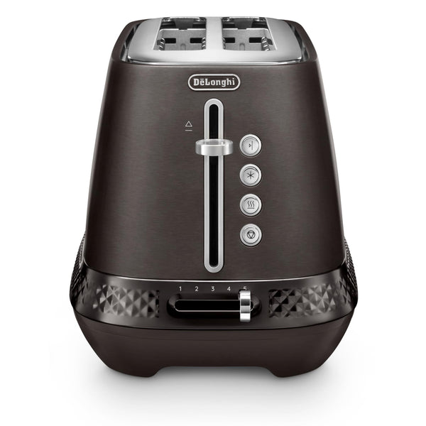 De'Longhi Diadema Long Slot Toaster (Black)