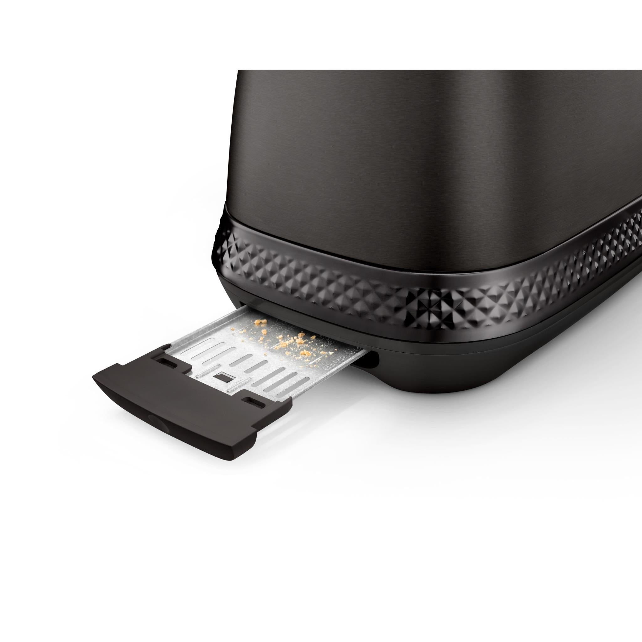 De'Longhi Diadema Long Slot Toaster (Black)