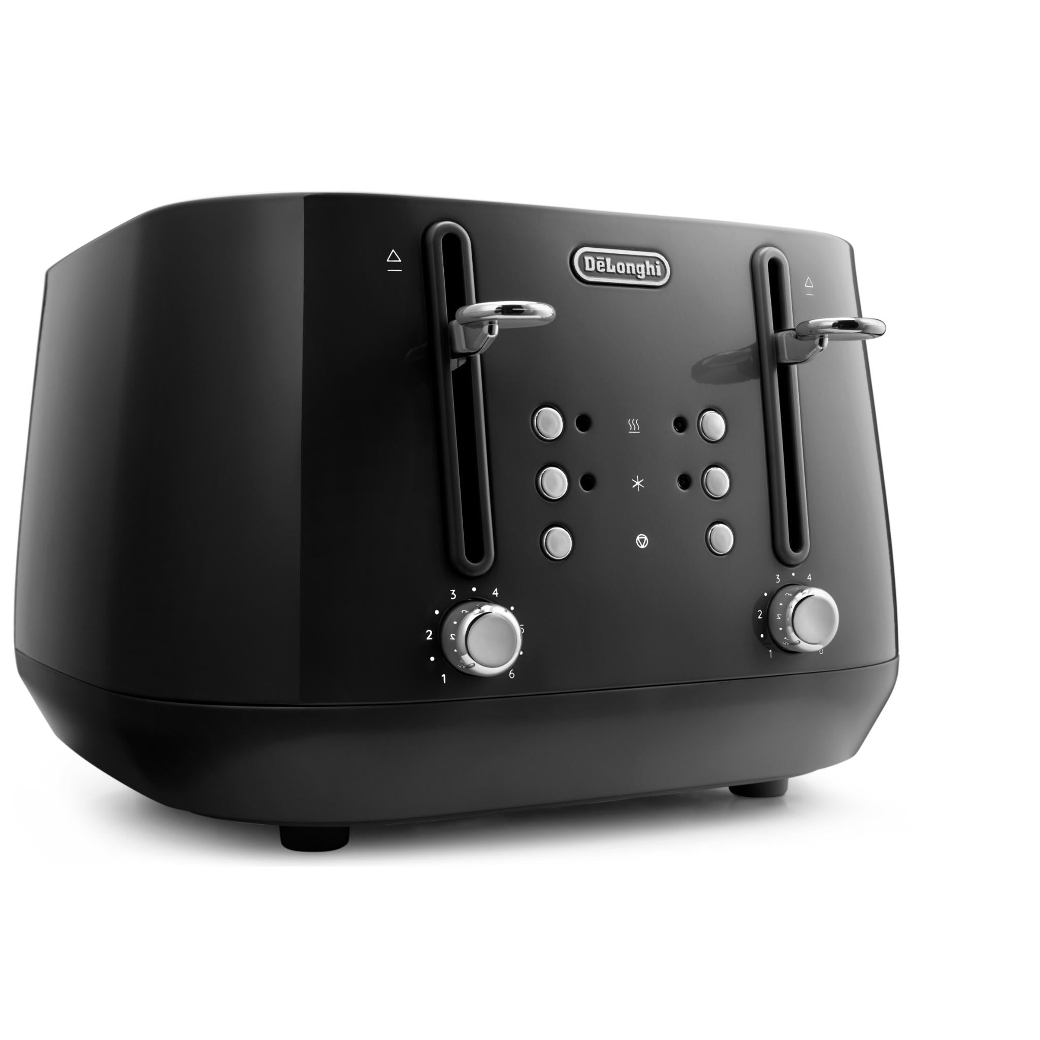 De'Longhi Eclettica 4 Slice Toaster Bold (Black)