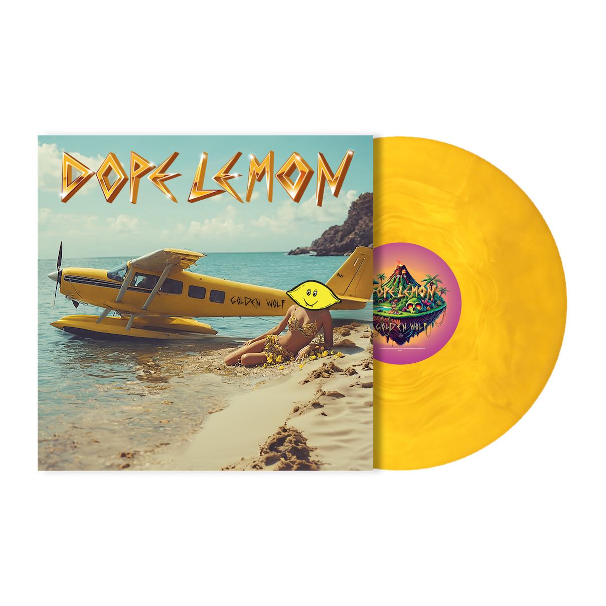 Golden Wolf (Gold Marble Vinyl) - By: Dope Lemon