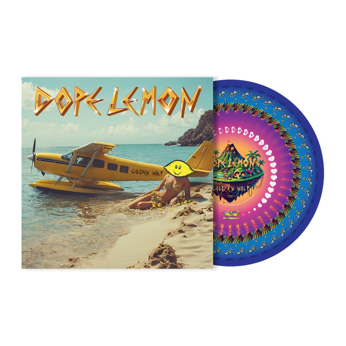 Golden Wolf (Zoetrope Picture Disc Vinyl) - By: Dope Lemon