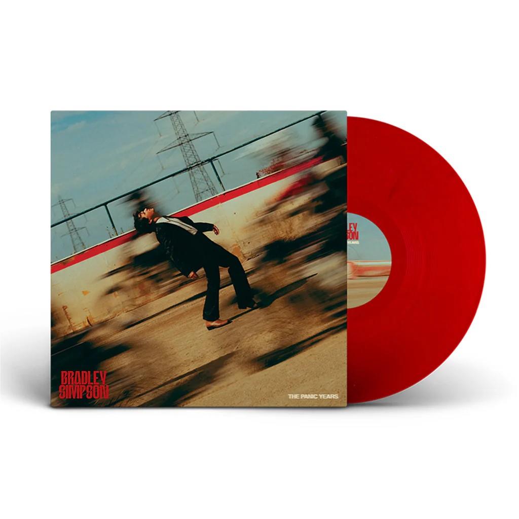 The Panic Years (Red Vinyl) - By: Bradley Simpson
