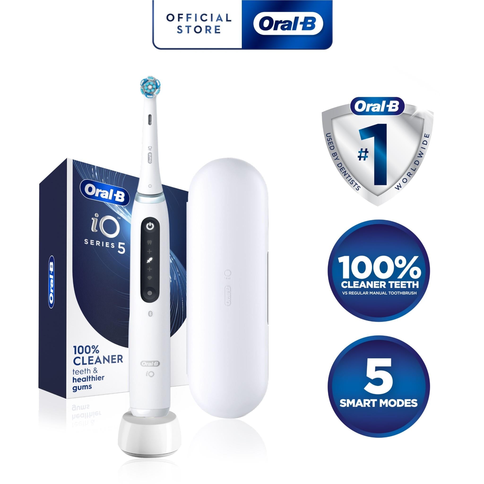 Oral-B iO Series 5 Electric Toothbrush (Alabaster White)