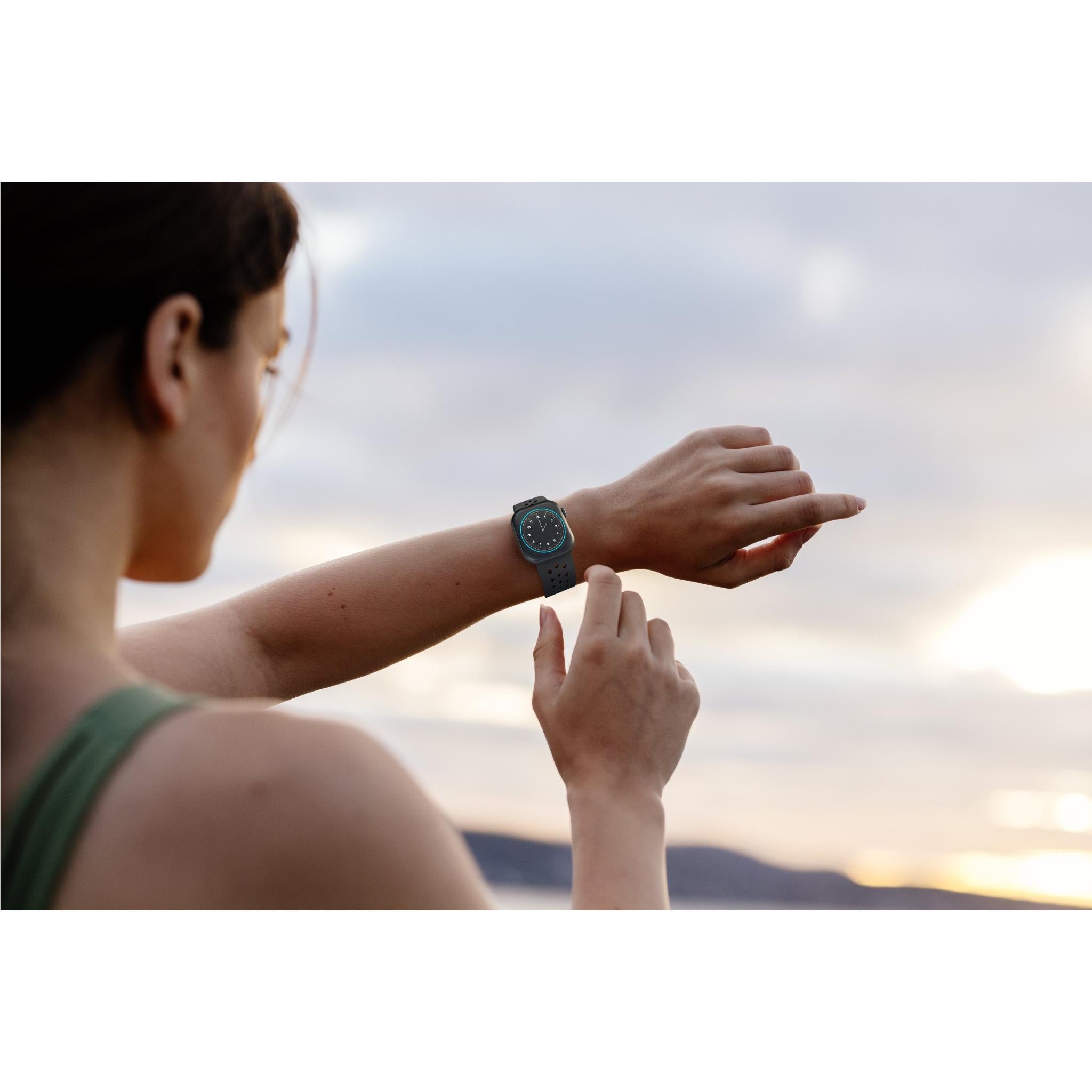 Cygnett SportsBand for Apple Watch 3/4/5/6/7/8/9/10/SE [38-40-41-42mm] (Black)