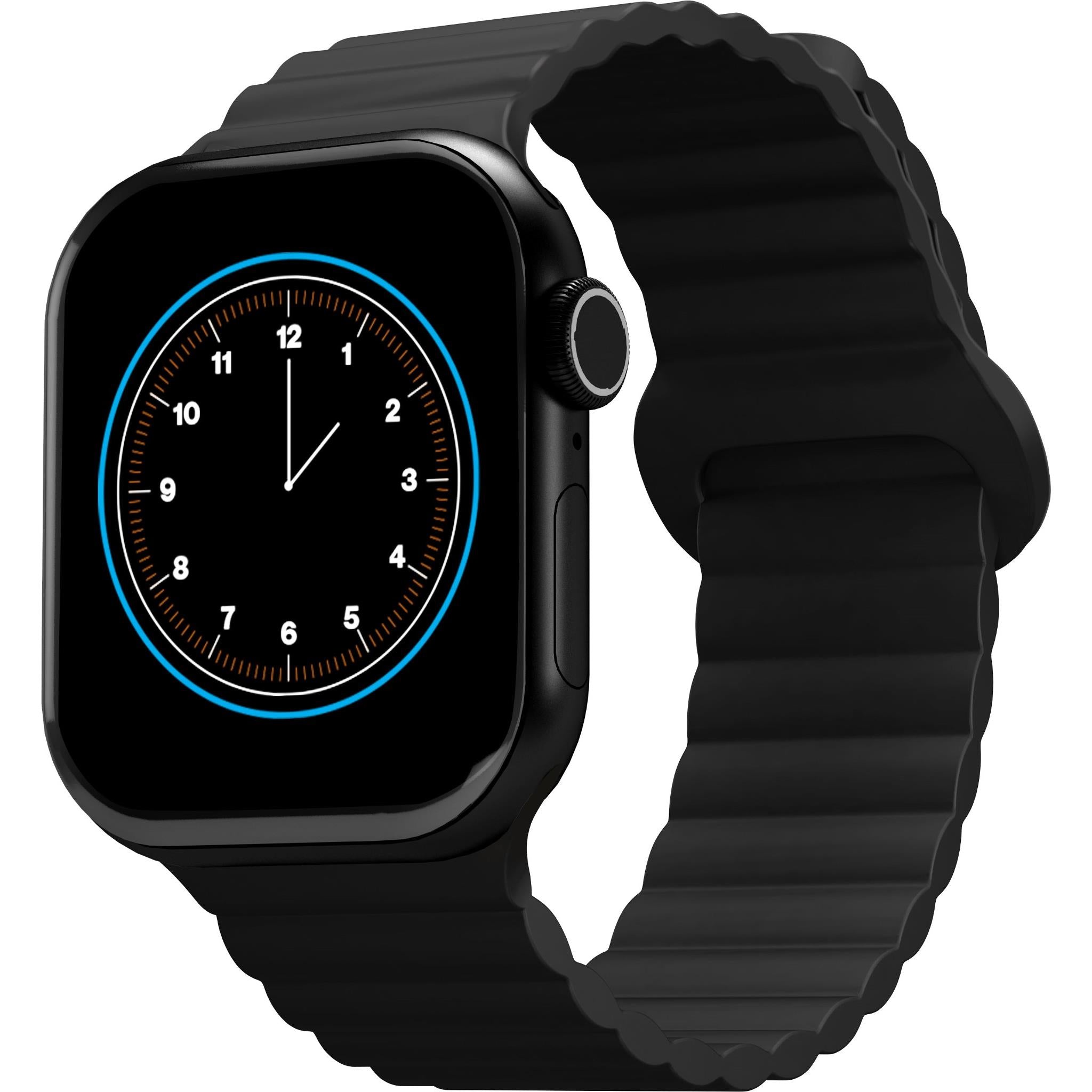 Cygnett Magnetic Band for Apple Watch 3/4/5/6/7/8/9/10/SE [42/44/45/46mm] Ultra 1-2 49mm (Black)