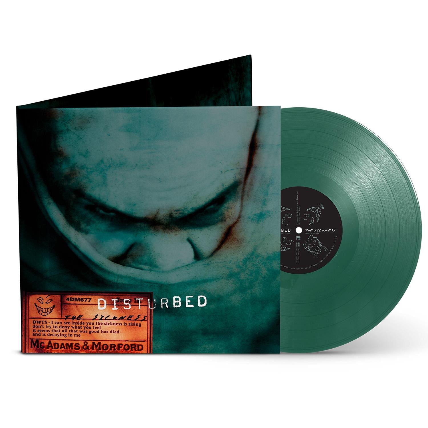The Sickness (25th Anniversary Edition Green Vinyl) - By: Disturbed