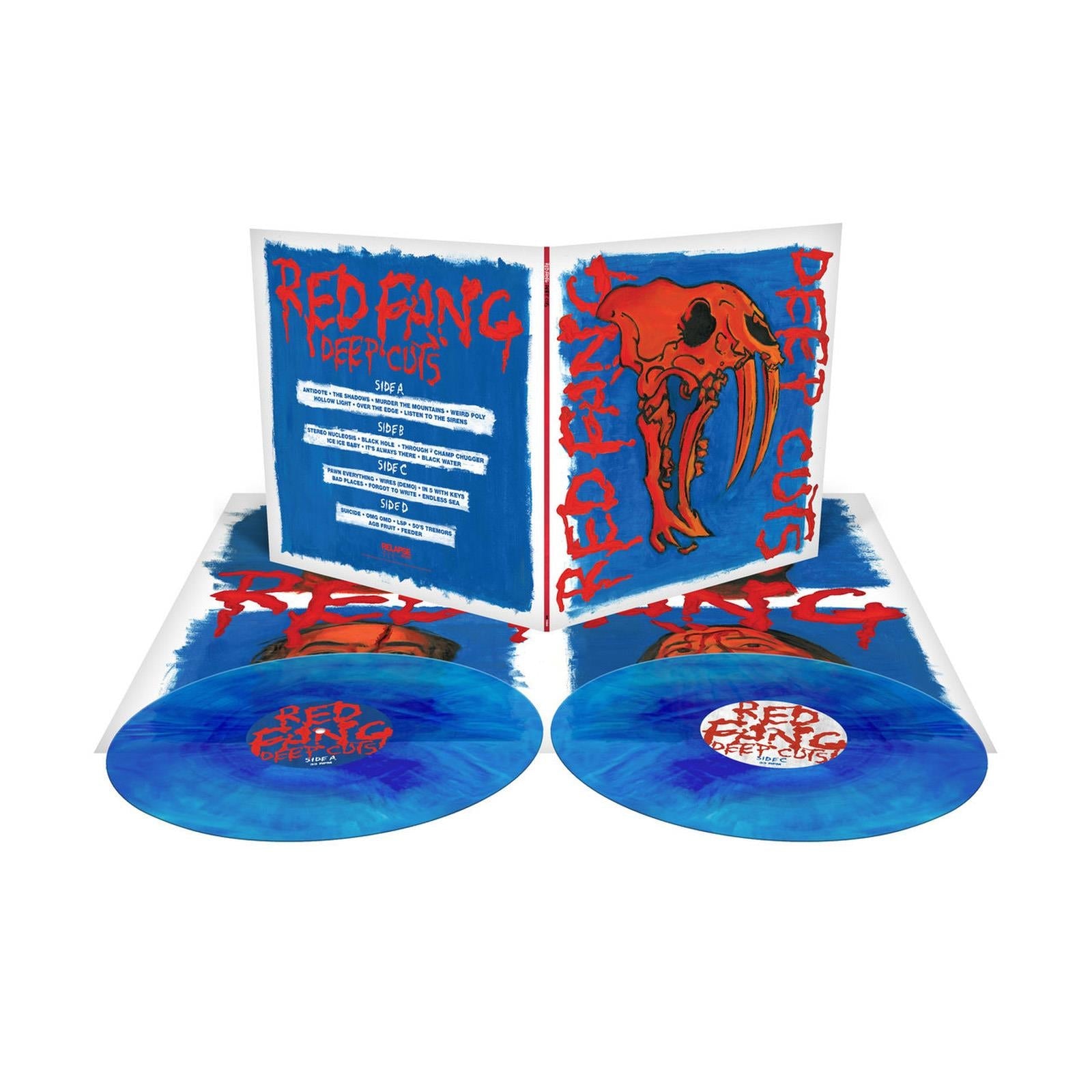 Deep Cuts (Royal Blue and White Galaxy Merge Vinyl) - By: Red Fang