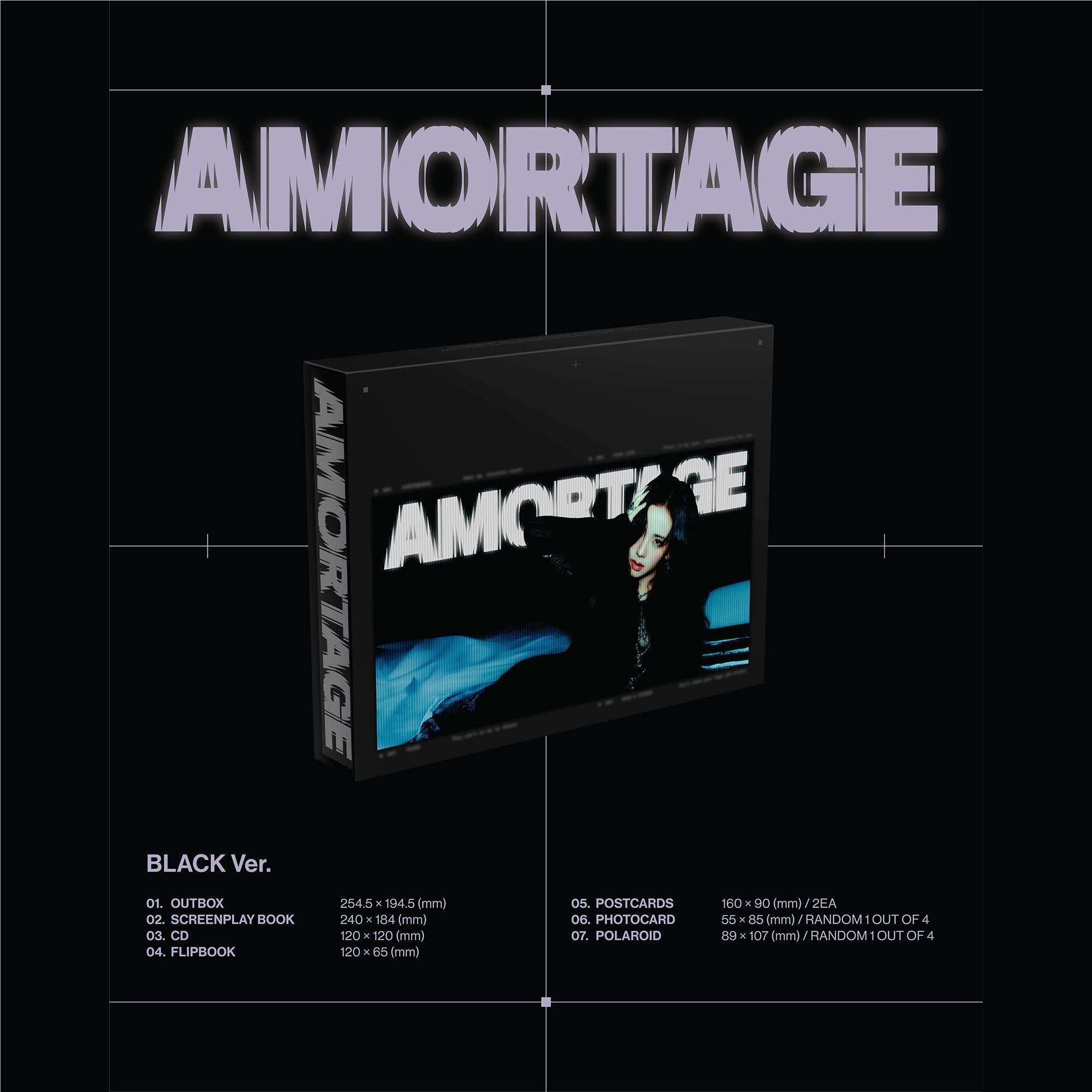 AMORTAGE (Black Ver.), By: Jisoo