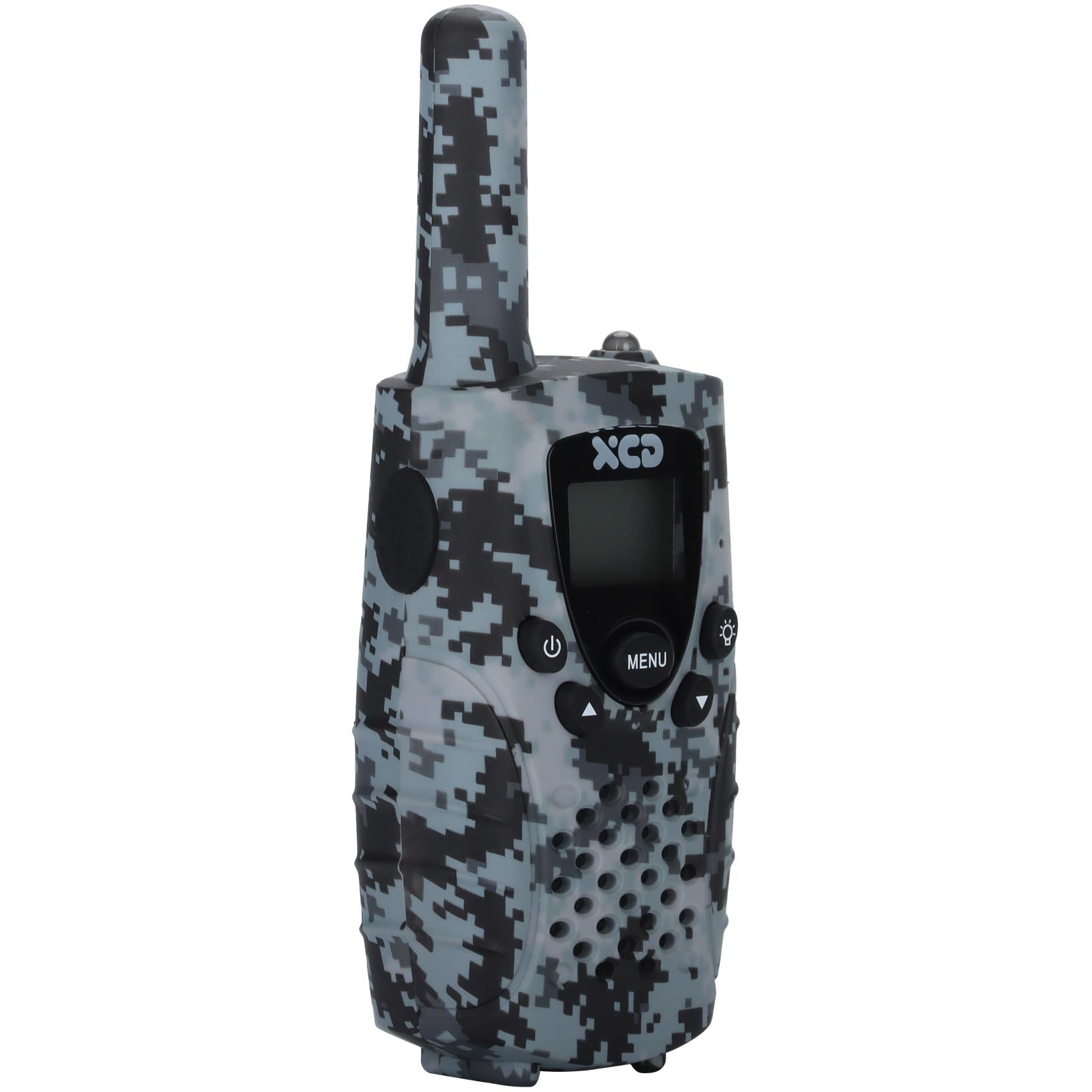 XCD 0.5W UHF CB Handheld Radio 4 Pack (Camo Grey/Camo Blue)