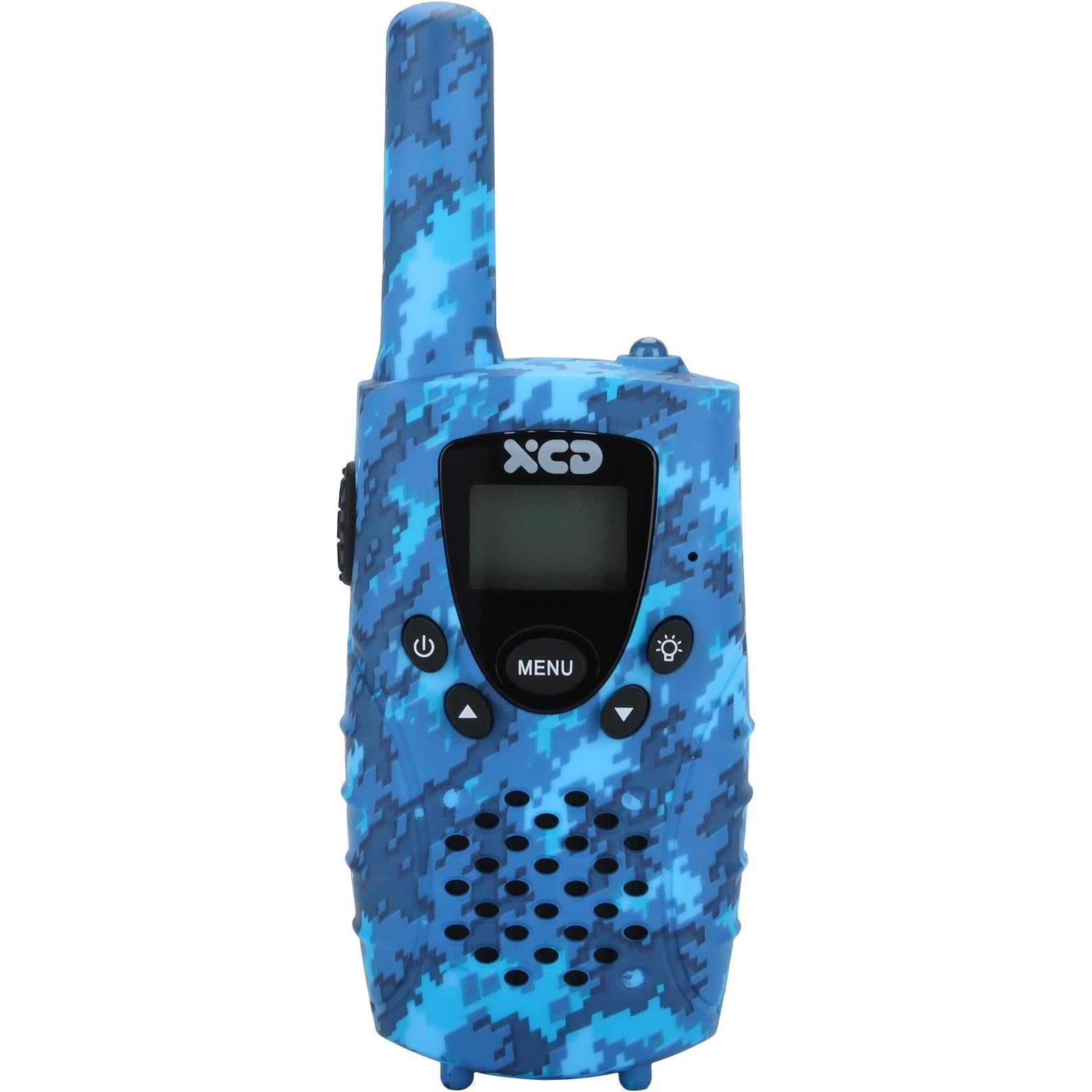 XCD 0.5W UHF CB Handheld Radio 4 Pack (Camo Grey/Camo Blue)
