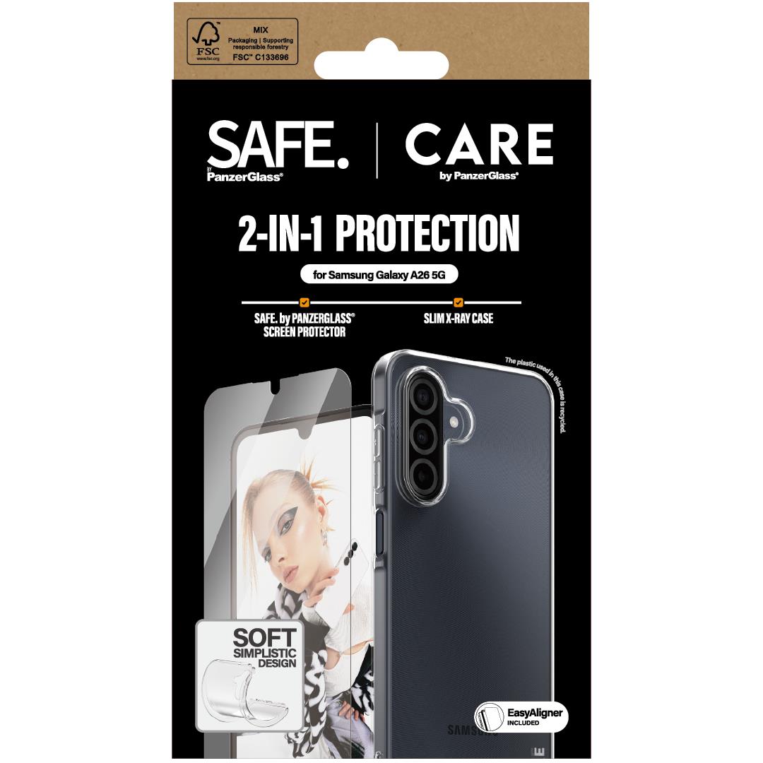 CARE by PanzerGlass 2-in-1 Protection Pack for Samsung Galaxy A26 5G