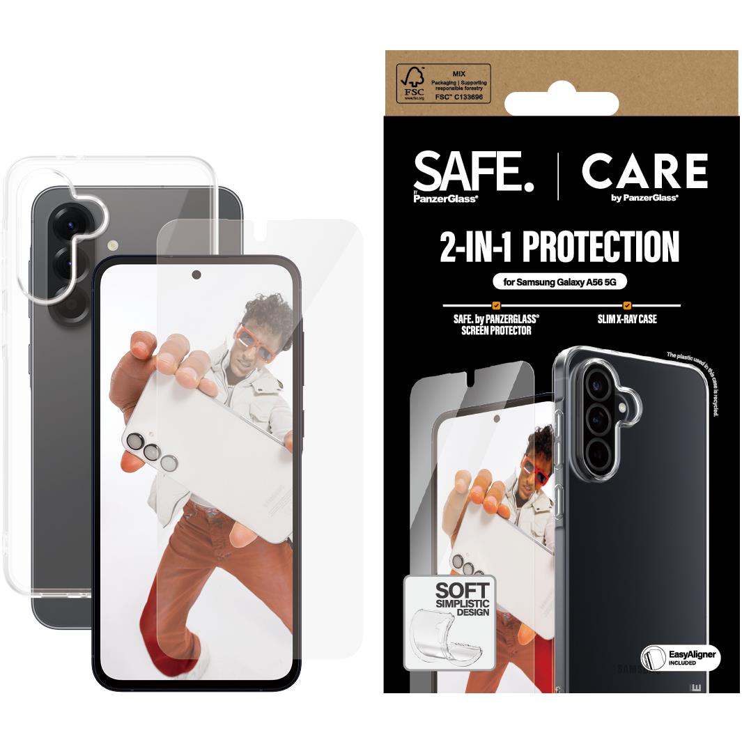 CARE by PanzerGlass 2-in-1 Protection Pack for Samsung Galaxy A56 5G