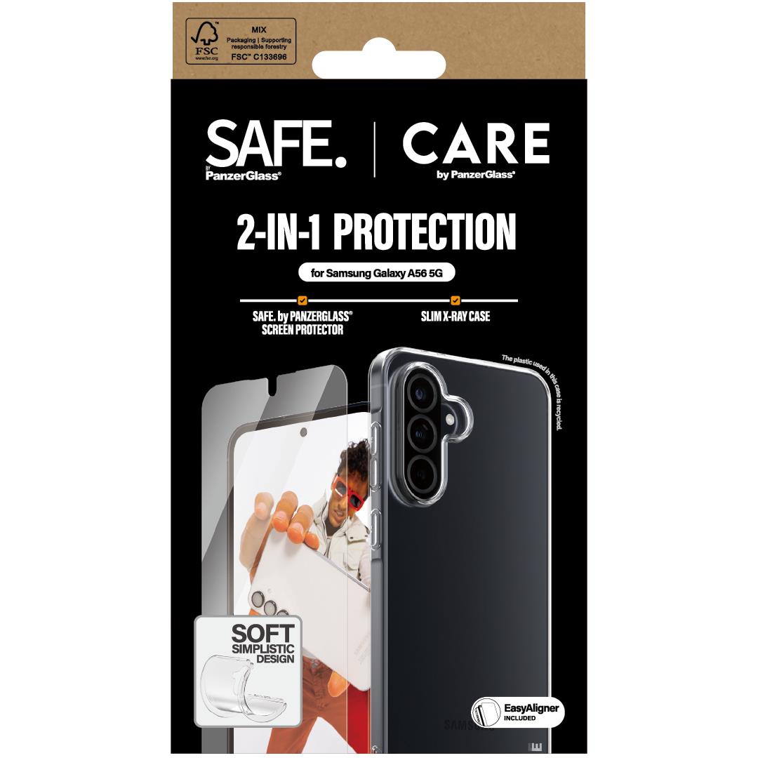 CARE by PanzerGlass 2-in-1 Protection Pack for Samsung Galaxy A56 5G