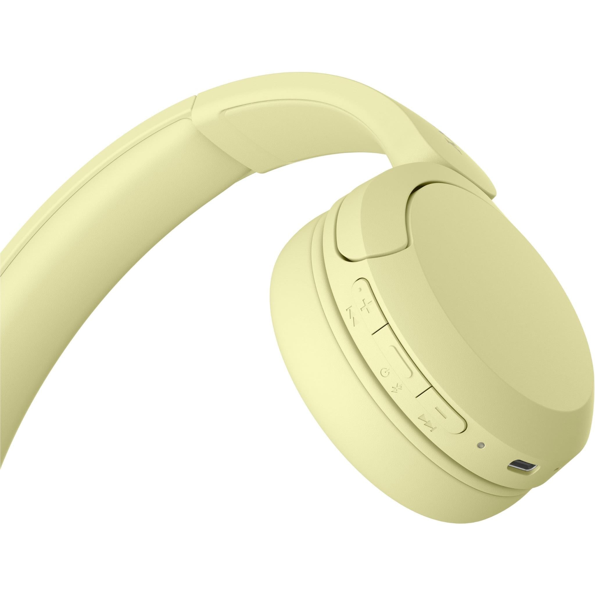 Sony WH-CH520 Wireless On-Ear Headphones (Yellow)
