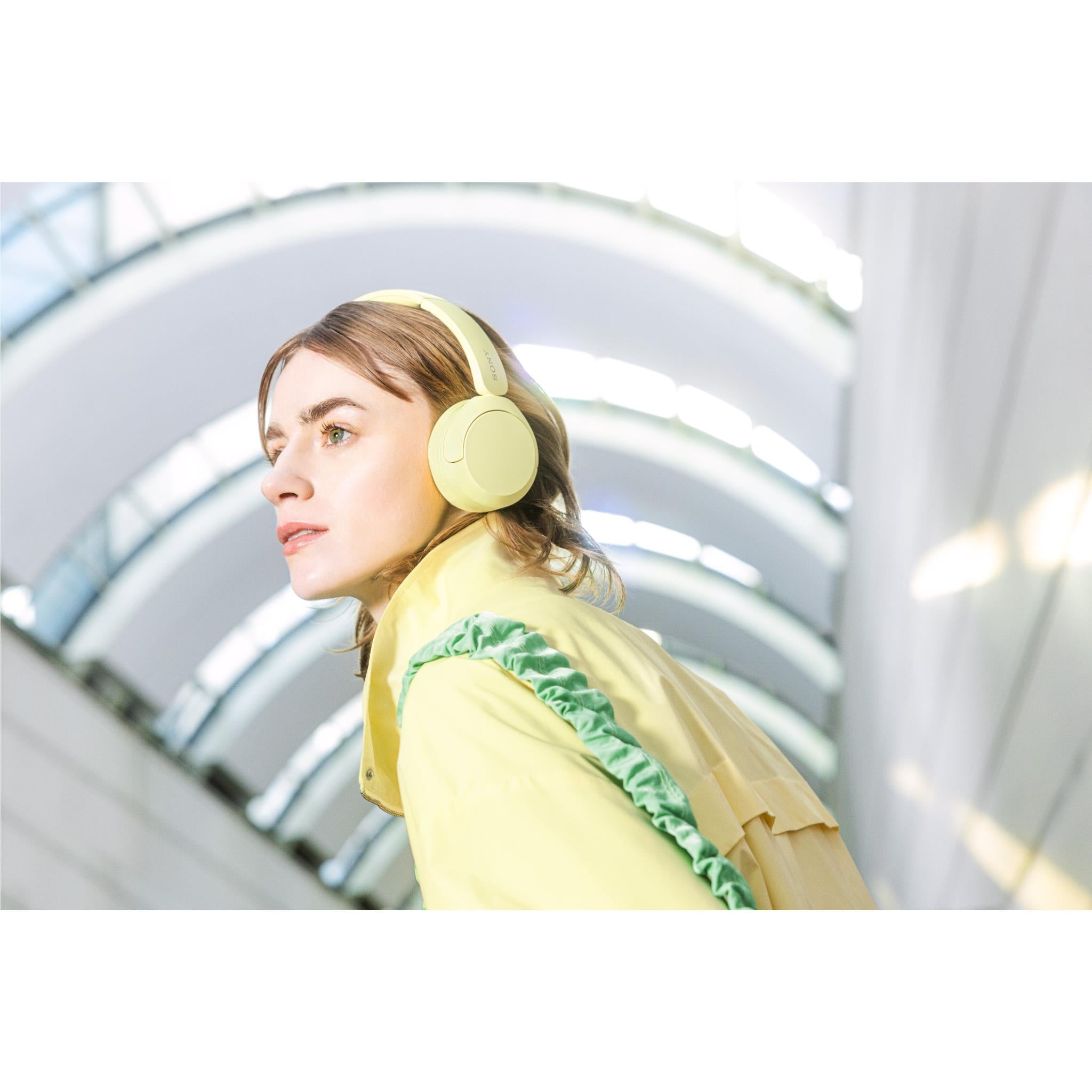 Sony WH-CH520 Wireless On-Ear Headphones (Yellow)