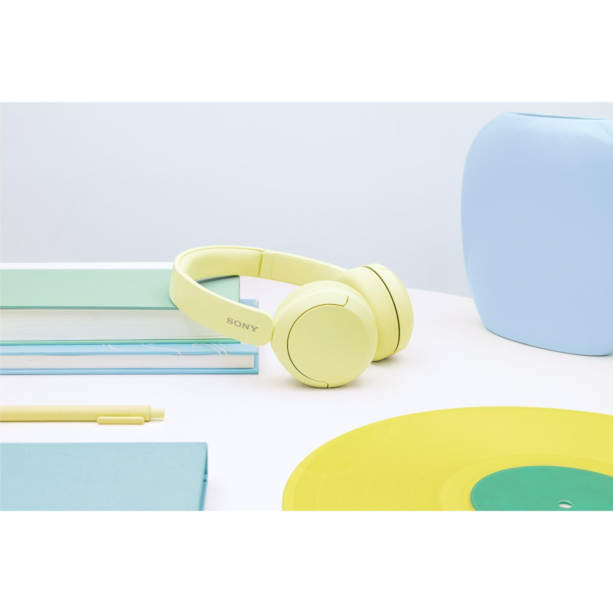 Sony WH-CH520 Wireless On-Ear Headphones (Yellow)