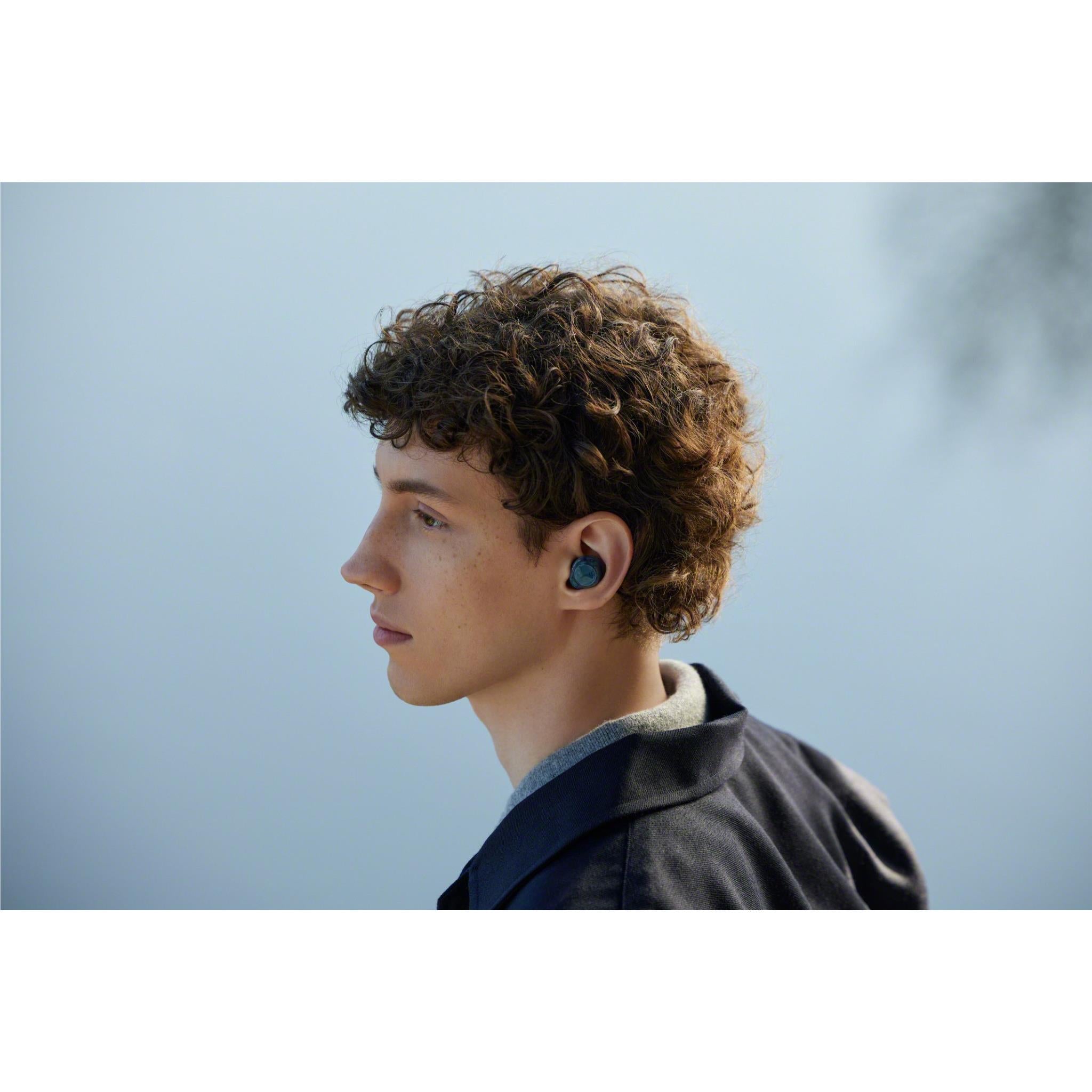 Sony WFC710N Truly Wireless Noise Cancelling Earbuds (Glass Blue)